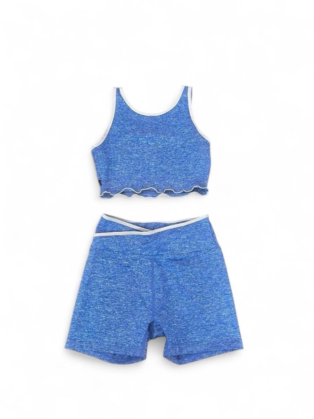Honeycut Blue Heather Workout Set - XS